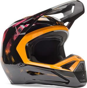 Мотокроссовый шлем FOX v1 kairos, Black/Orange