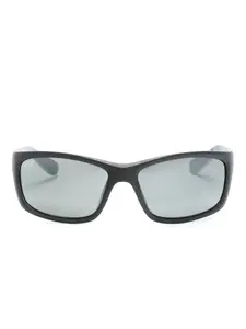 Солнцезащитные очки в прямоугольной оправе Maui Jim, черный