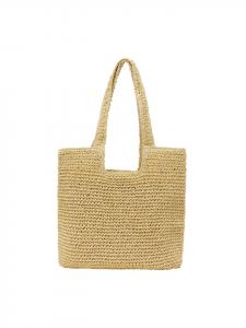 Женская сумка-тоут бежевого цвета IZIA