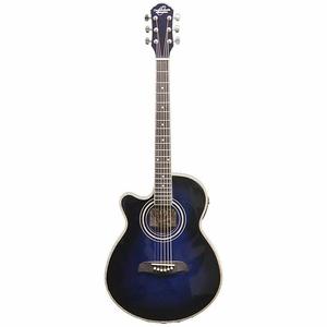 Акустическая гитара Oscar Schmidt OG10CEFTBLLH Concert Shape 6-String Acoustic-Electric Guitar For Left Hand Players
