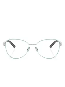 Очки в оправе 'кошачий глаз' Tiffany & Co, синий