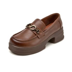 Лоферы женские AOKANG, Brown