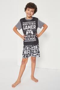 Игровая пижама с принтом Harry Bear, серый