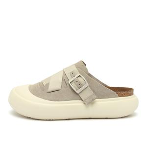 Женские сандалии с закрытым носком и резиновой подошвой, препятствующие скольжению Devo Life, Gray Suede