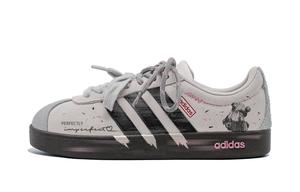 VL COURT 2.0 низкие скейтборд кроссовки unisex Adidas, серый черный