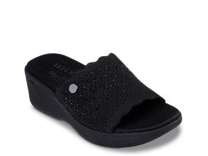 Сандалии Skechers Martha Stewart Pier-Lite Lite Essence Wedge Sandal, черный