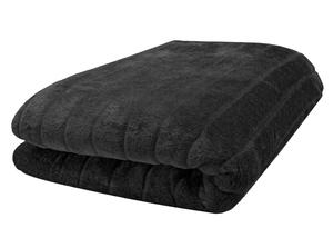 Уютное одеяло Zollner, 150x200 см, черный
