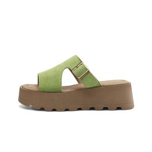 Женские сандалии Slide BOERDIQI, зеленый