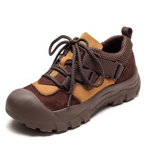 Кроссовки женские толстые низкие Mata, желтый