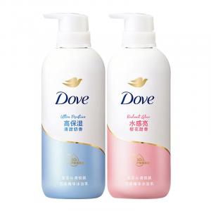 Освежающий гель для душа Cloud Serums набор для ухода ароматические эффекты 500г/500г*2 Dove