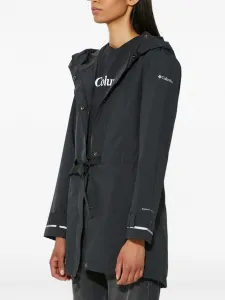 Куртка Here And There II с капюшоном и поясом Columbia, черный