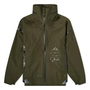 Куртка adidas Loose Outdoor Sports Hooded Jacket Green, зеленый