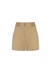 Шорты из ткани Amara в классическом дизайне Freshlions, коричневый