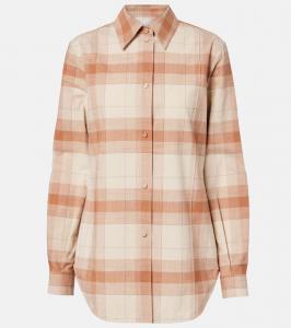 Хлопковая рубашка scarlett Calvin Klein Collection, Sand