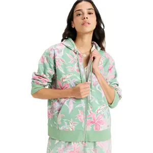 Hibiscus Island Женская толстовка Roxy, зеленый