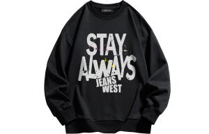 Jeanswest Толстовка унисекс Jean West, Кляйн синий [на флисовой подкладке]