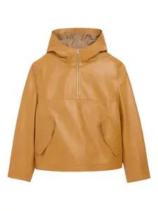 Куртка с капюшоном Ami Paris, коричневый