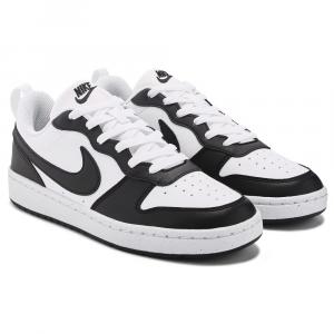 Детские кроссовки низкие court borough recraft от Nike для старших детей, black/white