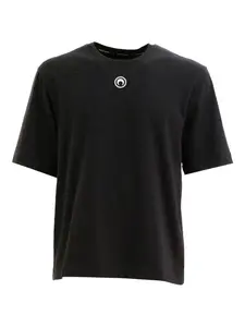 Футболка с логотипом Marine Serre, черный