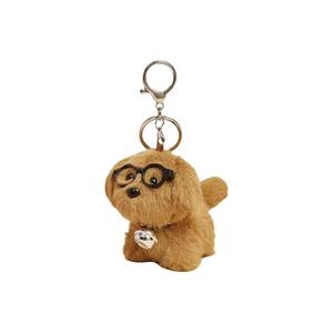Плюшевый кулон Bell Glass Puppy Dolls высота 13см Lionf, коричневый