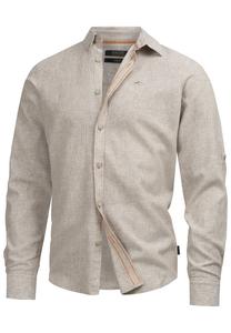 Повседневная рубашка INDICODE JEANS Regular fit Button Up Shirt Theon, хаки