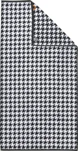 Done. полотенце для душа "Daily Shapes Bird", (1 шт.), жаккардовая ткань, современный узор 70х140 см (1 шт.), черно-белый