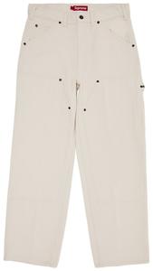 Брюки Supreme Double Knee Painter Pant 'Natural', кремовый