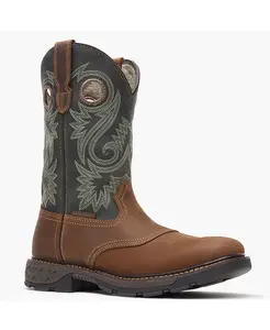 Мужские водонепроницаемые рабочие ботинки Carbo-Tec FLX без шнуровки GEORGIA BOOT, коричневый
