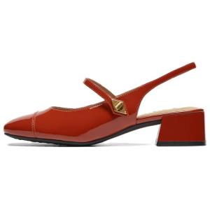 Повседневная женская туфля BASTO, оранжевый красный