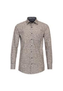 Повседневная рубашка с принтом удобная посадка Casamoda, красный