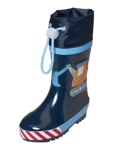 Резиновые сапоги PLAYSHOES Baustelle, цвет marine blue/Light blue