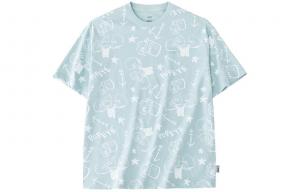 Футболка Anta x POPEYE мужская кристально-голубая с принтом по всей поверхности
