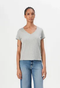 Базовая футболка с коротким рукавом и v-образным вырезом Marc O'Polo Denim, Grey Melange