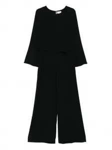 Комбинезон с широкими штанинами и поясом P.A.R.O.S.H., черный