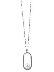 Adeliás Женское ожерелье с подвеской - из нержавеющей стали белого цвета