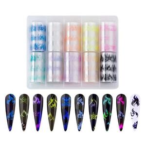 Трансферная пленка 100 см XKZ, УФ-свечение, 10 шт. MollyLac, Molly Lac