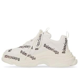 Кроссовки triple s 'logotype - white' Balenciaga, белый