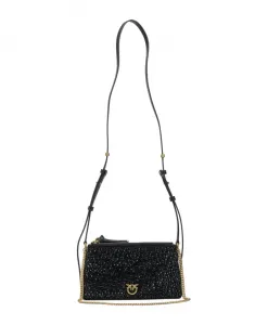 Мини-Сумка на двоих Pinko, черный