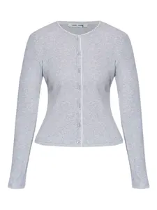 Кардиган на пуговицах Samsoe Samsoe, серый