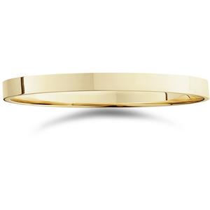 Плоское полированное обручальное кольцо 2 мм из 14-каратного желтого золота. Размер на выбор. Pompeii2, желтый