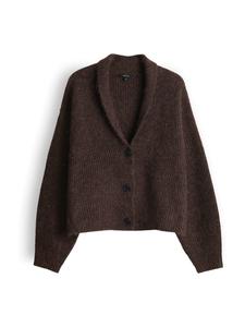 OPUS Кардиган 'Dusena' вязаный, коричневый