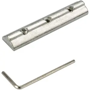 Соединитель Liedeco, (1 шт.), для внутренних ходовых профилей Ø 20 мм, цвет nickelfarben/matt