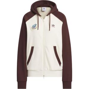 Куртка Adidas Originals женская коричнево-белая