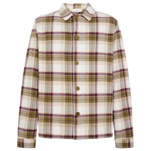 Рубашка из плотной фланели в крупную клетку Knowledgecotton Apparel, зеленый