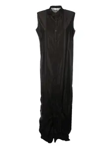 Платье-рубашка без рукавов OMBRA MILANO, черный