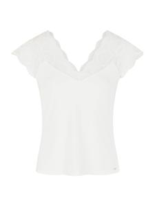 Morgan Футболка 'DELO' в цвете Off White