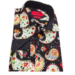 Мужская рубашка slim fit с принтом пейсли Elie Balleh