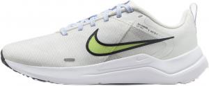 Nike Downshifter 12 (DD9294-104, Summit White/White/Obsidian/Lime Blast), Summit White/White/Obsidian/Lime Blast