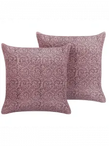Декоративная подушка Beliani 2er Set Deko ROMNEYA, розовый