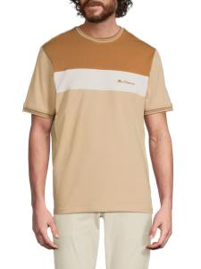 Футболка с цветными блоками Ben Sherman, цвет White Spice